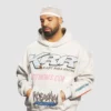 Drake KRR grey hoodie with bold Hot Moms racing graphic.