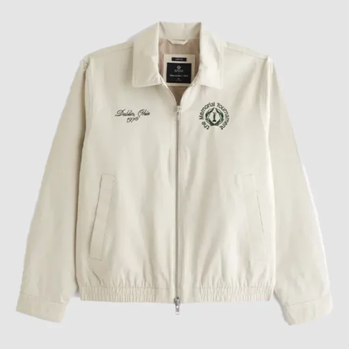 Heren Memorial Tournament cropped zip-up jacket.