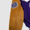 Kahoks high school jacket in traditional letterman style