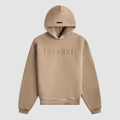Premium fleece brown hoodie – Fear of God Eternal x Kith.