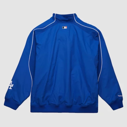 Mitchell & Ness 2005 LA Dodgers Dugout jacket in classic blue.