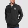 MLB Yankees branded full-zip jacket in Black
