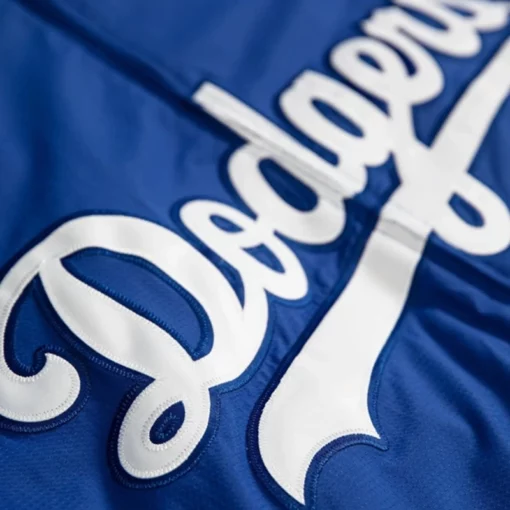 Lightweight blue dugout jacket – LA Dodgers Mitchell & Ness.