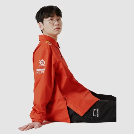 T1 LOL jacket with red detailing and 2025 uniform cut.