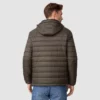 Will Forte striped hooded puffer jacket from Season 1