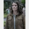 Alanna Ubach rugged brown cotton jacket from The Last of Us