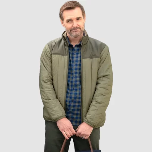 Will Forte’s lightweight parachute puffer from 2025 series