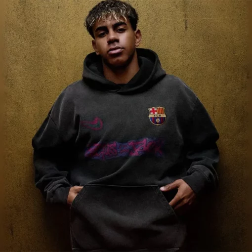 Cactus Jack x Travis Scott black Barcelona pullover